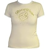 Rocawear - NEW Ladies Rocawear Short Sleeve Gold Logo Shirt Tan