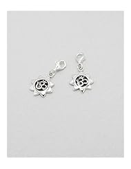 Om Charm In 92.5 Sterling Silver