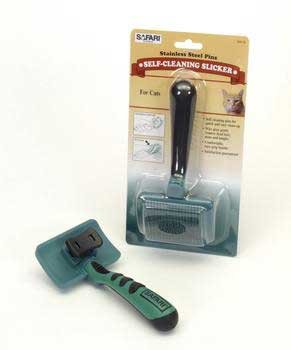 Safari Self-cleaning Slicker Brush For Cats