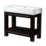Magickwoods 2188 40'' Vanity and Sink Top Combo, Dark Chocolate