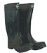 Men's PVC Knee Boot by Boss in Black