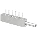 Stainless Steel Hypodermic Tubing Manifold, Inlet- 6 Gauge, 6 Outlets- 13 Gauge (Pack of 5)