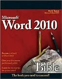 Word 2010 Bible 1st (first) edition Text Only