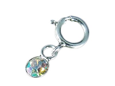 Nagel-Piercing Silber mit Stein irisierend - NP017M Preisvergleich
