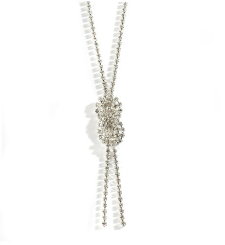 Sparkle Knot Y Necklace