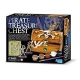 Paint Your Own Pirate Treasure Chest - Boys Childrens Creative Art & Crafts Early Learning Educational Toy For Ages 5+