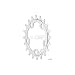 Race Face Race Chainring, 58mm, 20T, Silver