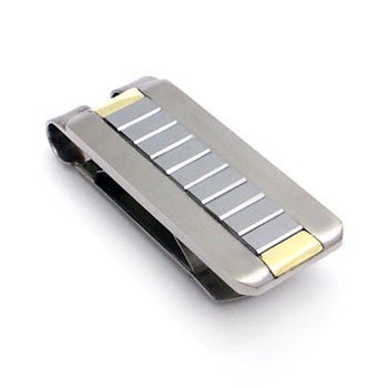 Dolan Bullock 18K Gold & Tungsten Titanium Money Clip