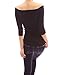 PattyBoutik Women's Off Shoulder Ruched 3/4 Sleeve Top