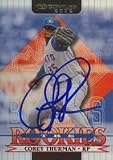 Corey Thurman, Toronto Blue Jays Autographed Card