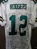 Signed Packers, Green Bay (2010-11 Super Bowl Champions) Authentic Aaron Rodgers Jersey by the 2010-11 Super Bowl Champion the Green Bay Packers. 52 signatures in all