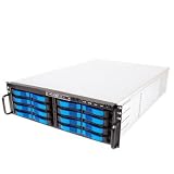 SRC-3116X07 3HE ohne NT 16x8,89cm 3,5Zoll miniSAS Backplane (SFF8087) 1x13,34cm 5,25Zoll Slim 2x8,89cm intern 660mm 2xUSB 7xSlot