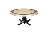 Windham Castings Mosaic Cast Aluminum 54 Round Stone Patio Dining Table