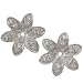 Jewelry : 1/6ctw Diamond Flower Earring Jackets