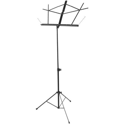 On Stage SM7122B Folding Music Stand, Black