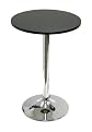 Spectrum Round Tea Table with Metal Base - Black (93719)