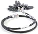 24In Cbl Assy Rj45 W/ 8 Alligator Clips