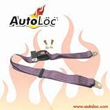 2 Point Plum Purple Lap Seat Belt (1 Belt) - SB2PPL By Autoloc