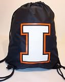 ILLINOIS FIGHTING ILLINI Nylon Drawstring BACKSACK (Backpack)
