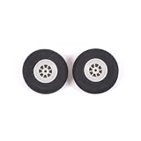 Fun RC Toys - Roues Mousse Ø76 (x2) - Accessoires Thermique - Roues