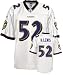 Ray Lewis Ravens White Reebok Replica Jersey - Size 52 - XL