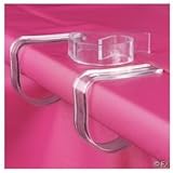 72 Plastic Tablecloth Clips (Receive 72 Per Order) (CLEAR, 1)