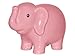Child to Cherish Ceramic Stitched Elephant Piggy Bank, Pink