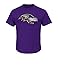 NFL Baltimore Ravens Men's UVC Tee, Dark Purple, Large