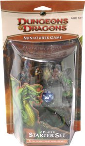 dungeons & dragons miniatures game starter pack