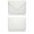 BoxWave Elite Leather Bookeen Cybook Orizon Messenger Pouch, Faux Leather Slim Protective Sleeve (Ivory White)