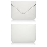 BoxWave Barnes & Noble nook Elite Leather Messenger Pouch (Ivory White)