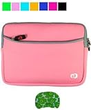Acer Aspire One AO751h-1273 11.6-Inch Netbook Laptop Neoprene Sleeve Case (Pink) + Bestpricecenter Mouse Pad