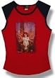 RUTH THOMPSON'S FAIRY - Sleeveless Red / Blue Women's / Girls T-shirt (Girlie / Babydoll)