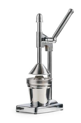 Produkt-Bild: Orangenpresse / Obstpresse / Saftpresse aus Metall, inklusive Pressauflage und Auffangbeh&auml;lter. Schweres Standger&auml;t. Ihr pers&ouml;nlicher Wellness - Butler