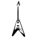 Gibson Flying V 1968 Electric Guitar, Ebony  - Chrome Hardware