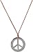 Hippie-Set silberfarben : Kette und Ohrringe