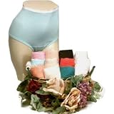 Breezies Set of 5 Cotton Women's PLUS SIZE Briefs Panties w/ Ultimair