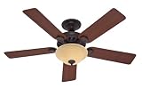 Hunter Fan 23723 52-Inch Five-Minute Ceiling Fan, New Bronze