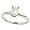 1.03cttw Emerald Cut Diamond Solitaire Ring Egl GH/VS1