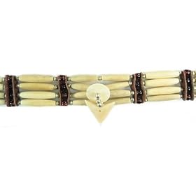 Harshad - One Who Gives Pleasure - Pearl White Bone Pipe Choker
