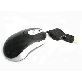 Optical Mini Mouse With Telescopic USB Input, Mouse-wired and wireless, Electronics and... by 