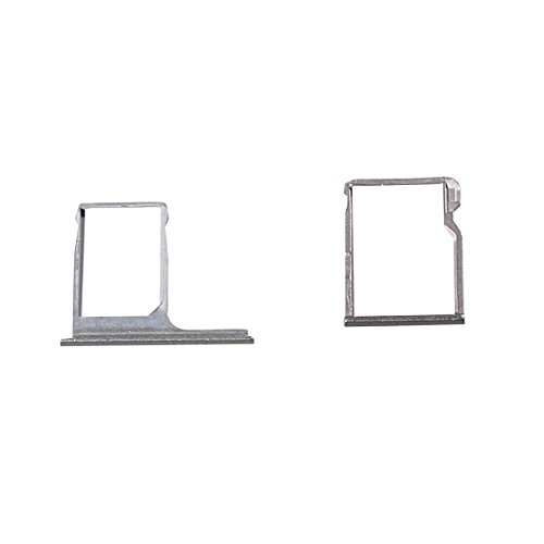 Smays SIM and SD Card Tray Holder Replacement for HTC One M8 (Grey)