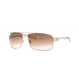 Diesel - DIESEL COBRETTI/S M12DD SHINY LIGHT GOLD METAL BROWN GRADIENT LENS SUNGLASSES SHADES