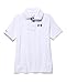Under Armour Boys' Match Play Polo, White /Black, Youth Small