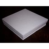 Vilene Plus - Sticky Self-adhesive Water Soluble Embroidery Stabilizer/backing 50 8"x8" Precut Sheets
