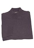 Roberto Villini Solid Denim Blue Mock Neck Sweater