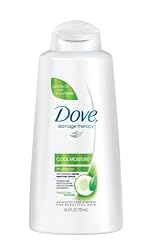 Dove Damage Therapy Cool Moisture Shampoo, Cucumber/Green Tea, 25.4-Fluid Ounces (750 ml) (Pack of 2)