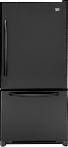 Maytag MBF2258XEB Bottom Mount Refrigerator in Black MBF2258XEB