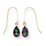 14k 8x5 MyStic Fire Drop Earrings