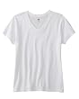 Hanes Ladies 4.5 oz., 100% Ringspun Cotton nano-T(r) V-Neck T-Shirt